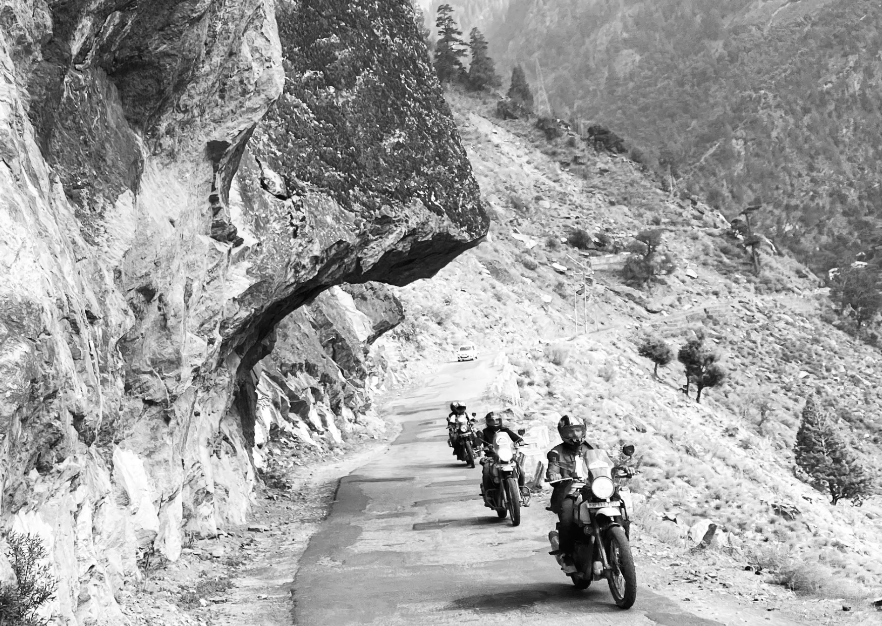 Black & White Biking 1